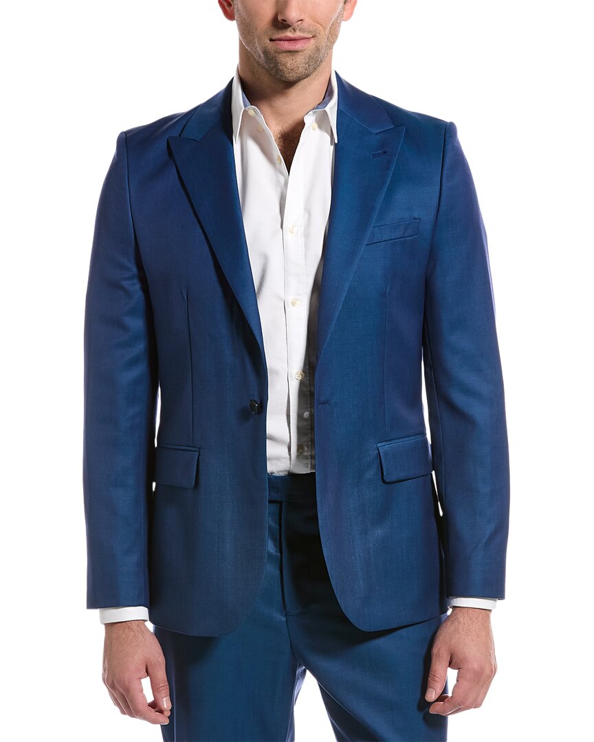 Ted Baker Atlow Wool Jacket In Blue