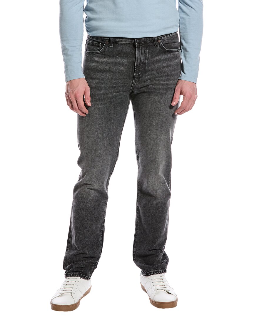 Shop Hugo Boss Boss  Re.maine Charcoal Regular Fit Jean In Grey