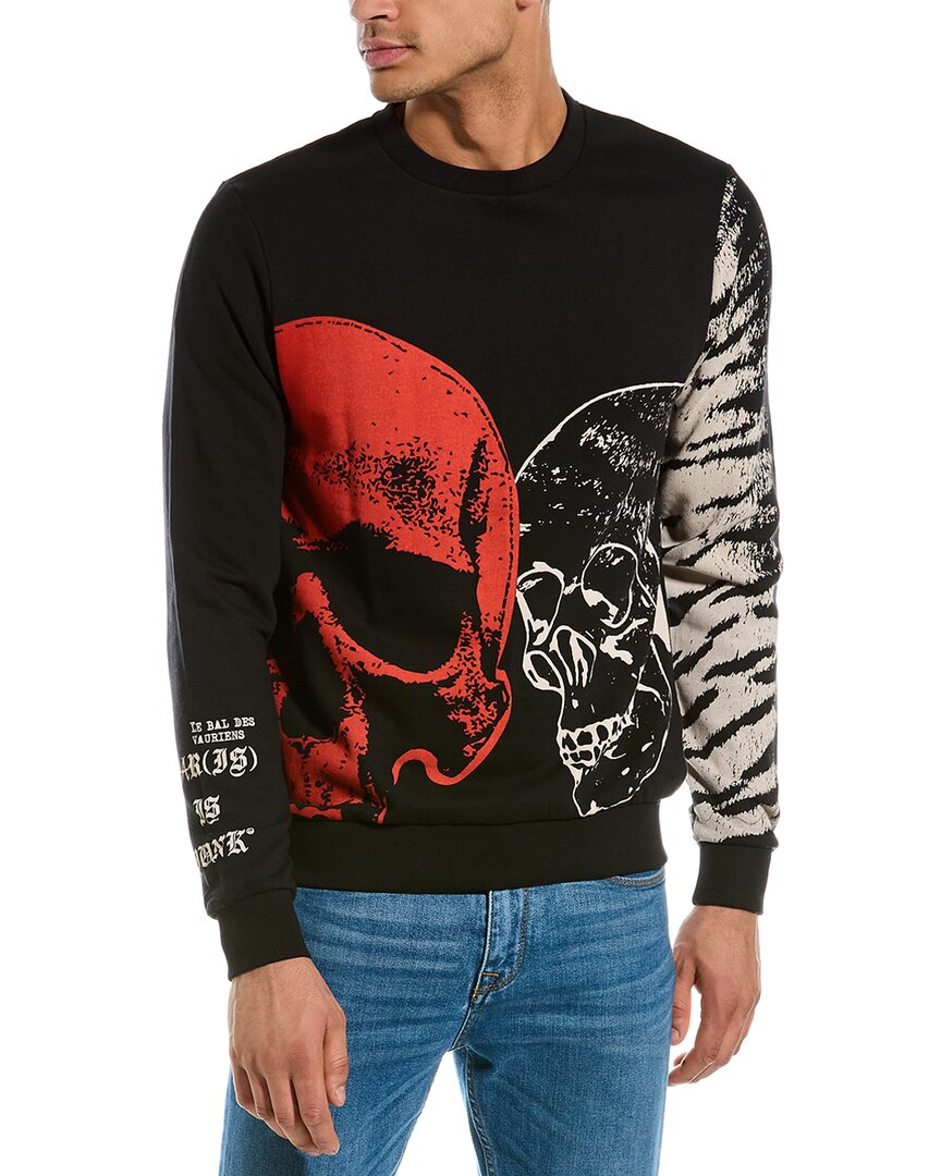 Elevenparis Graphic Crewneck Sweatshirt In Black
