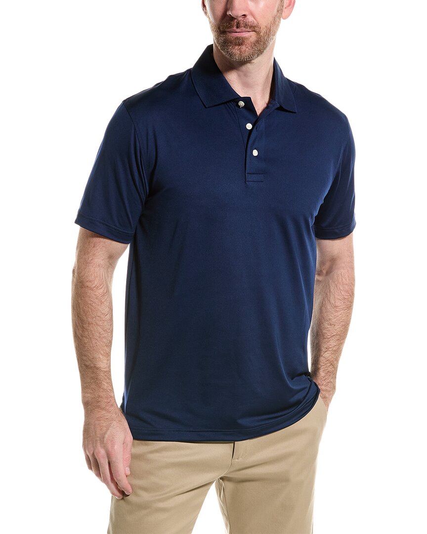 Shop Brooks Brothers Performance Series Polo Shirt In Blue