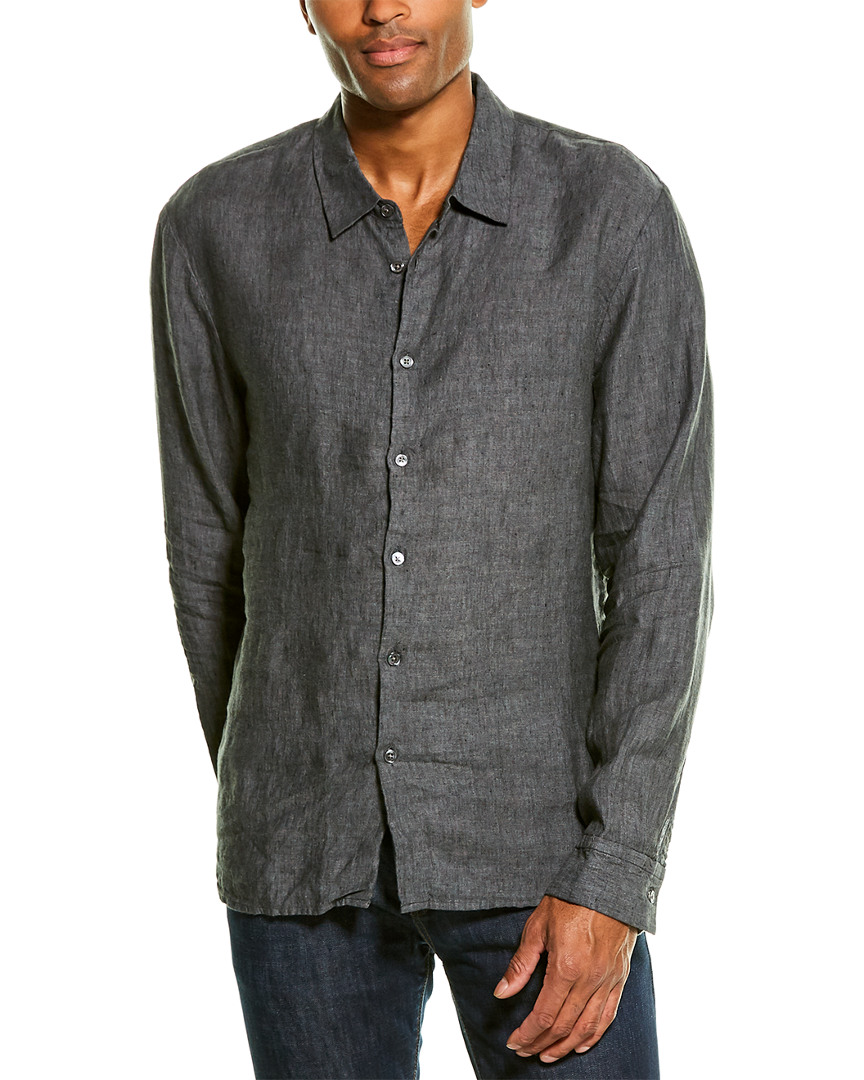 Image of James Perse Slim Fit Clean Linen Shirt