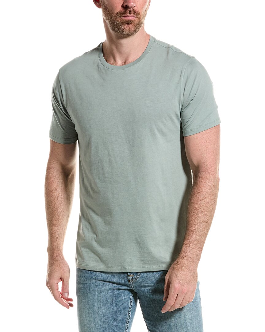 Vince Solid T-shirt In Gray