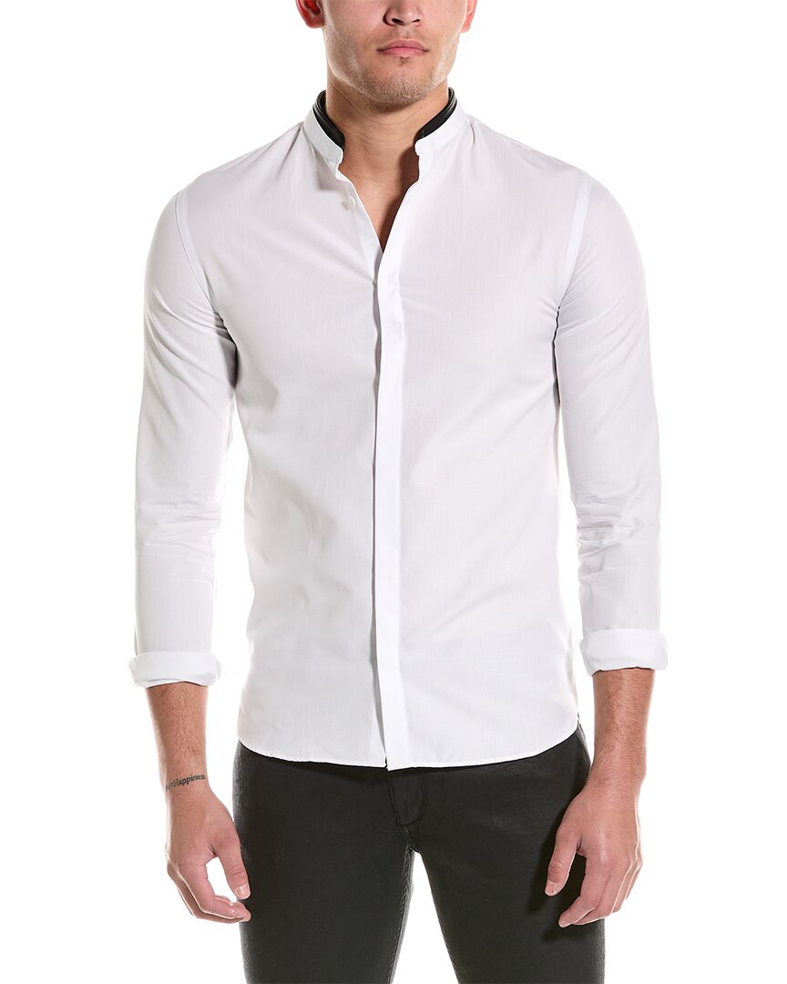 The Kooples Slim Fit Shirt In White