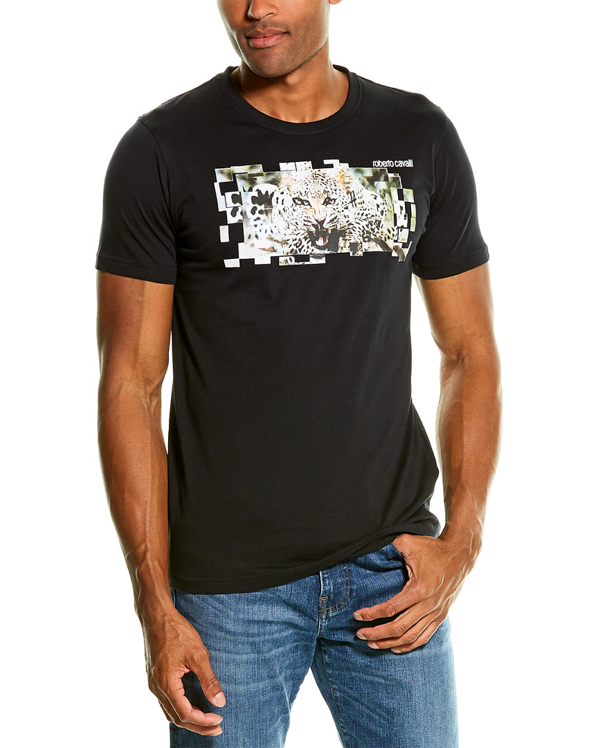 Roberto Cavalli T-Shirt Men's Black Xl | eBay