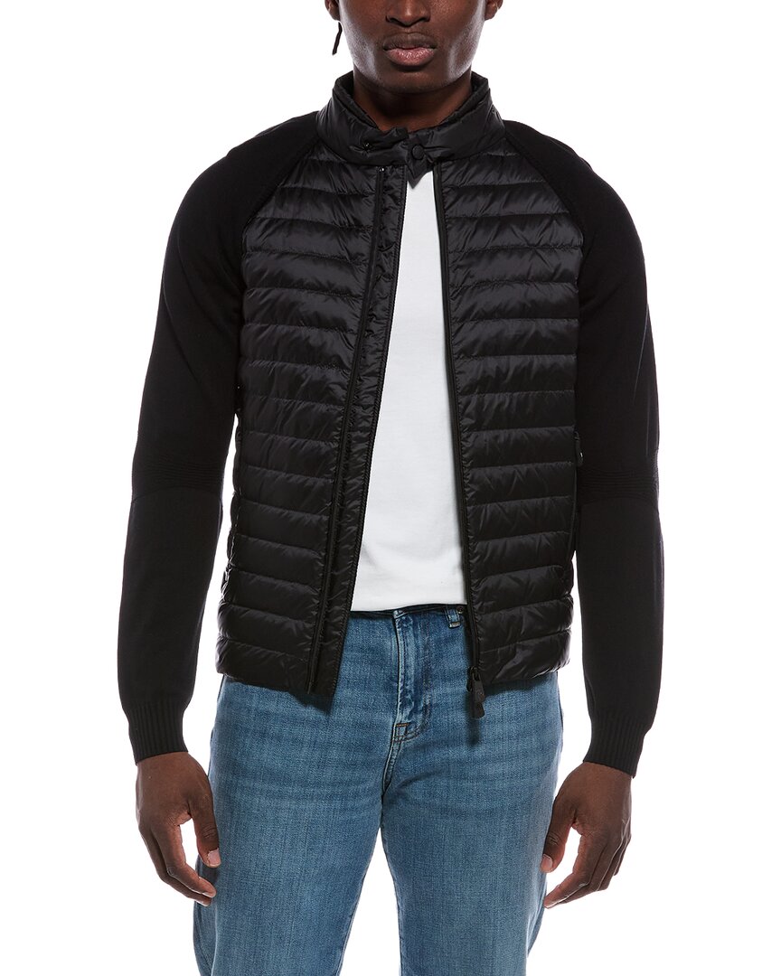 Moncler Black Grenoble Short Down Jacket