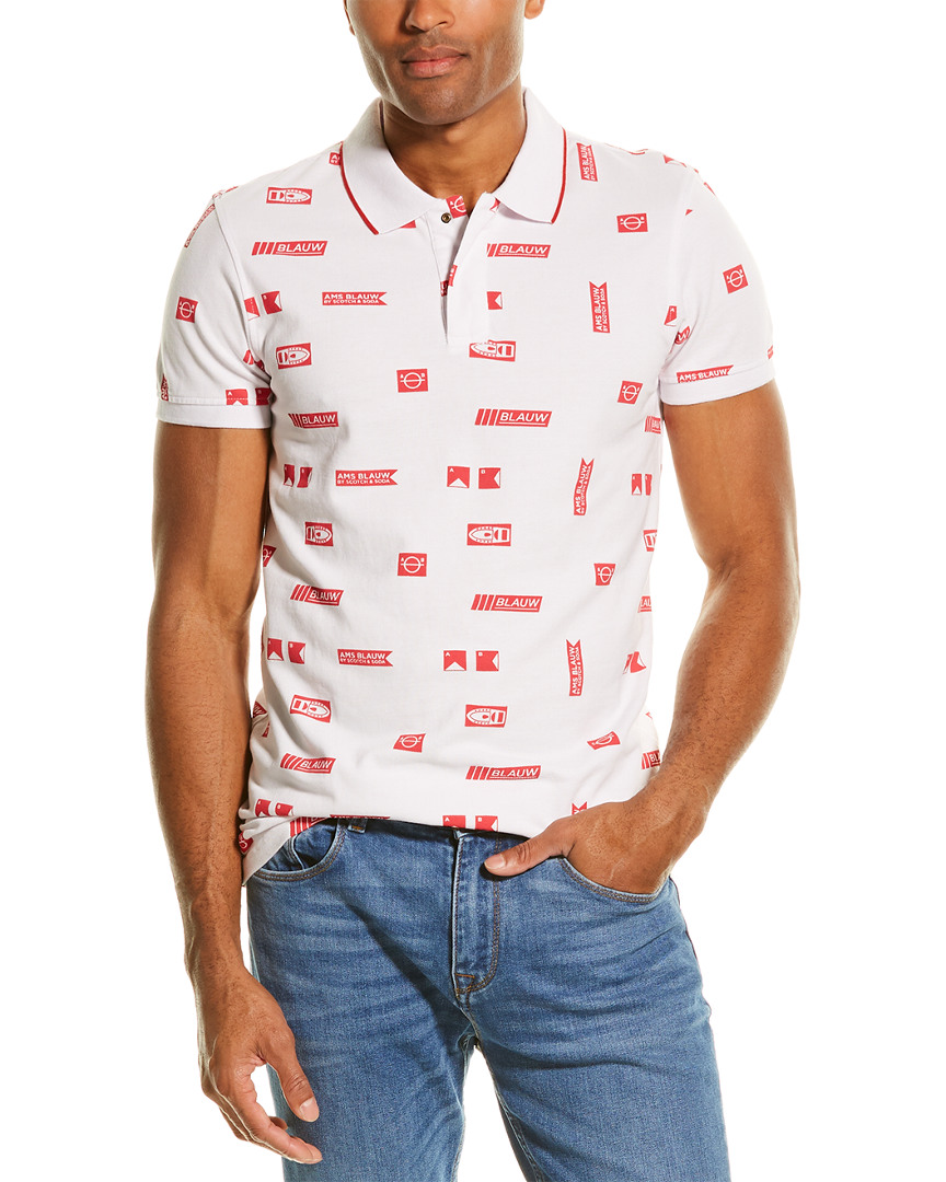 Image of Scotch & Soda Pique Polo Shirt