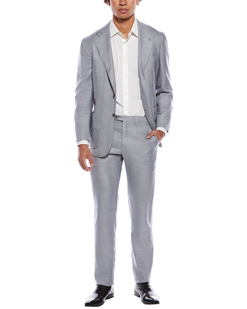 Kiton 2pc Cashmere In Gray