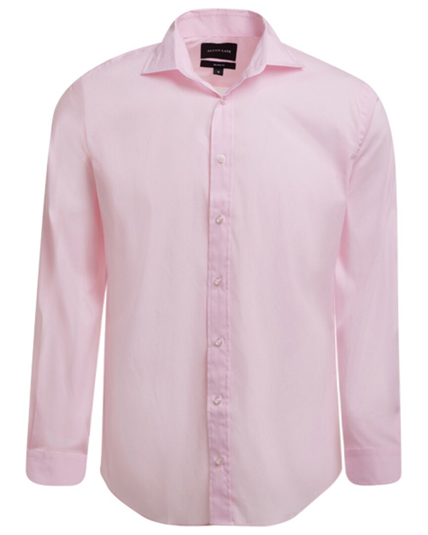 Shop Alton Lane Mercantile Tailored Stretch Shirt In Pink