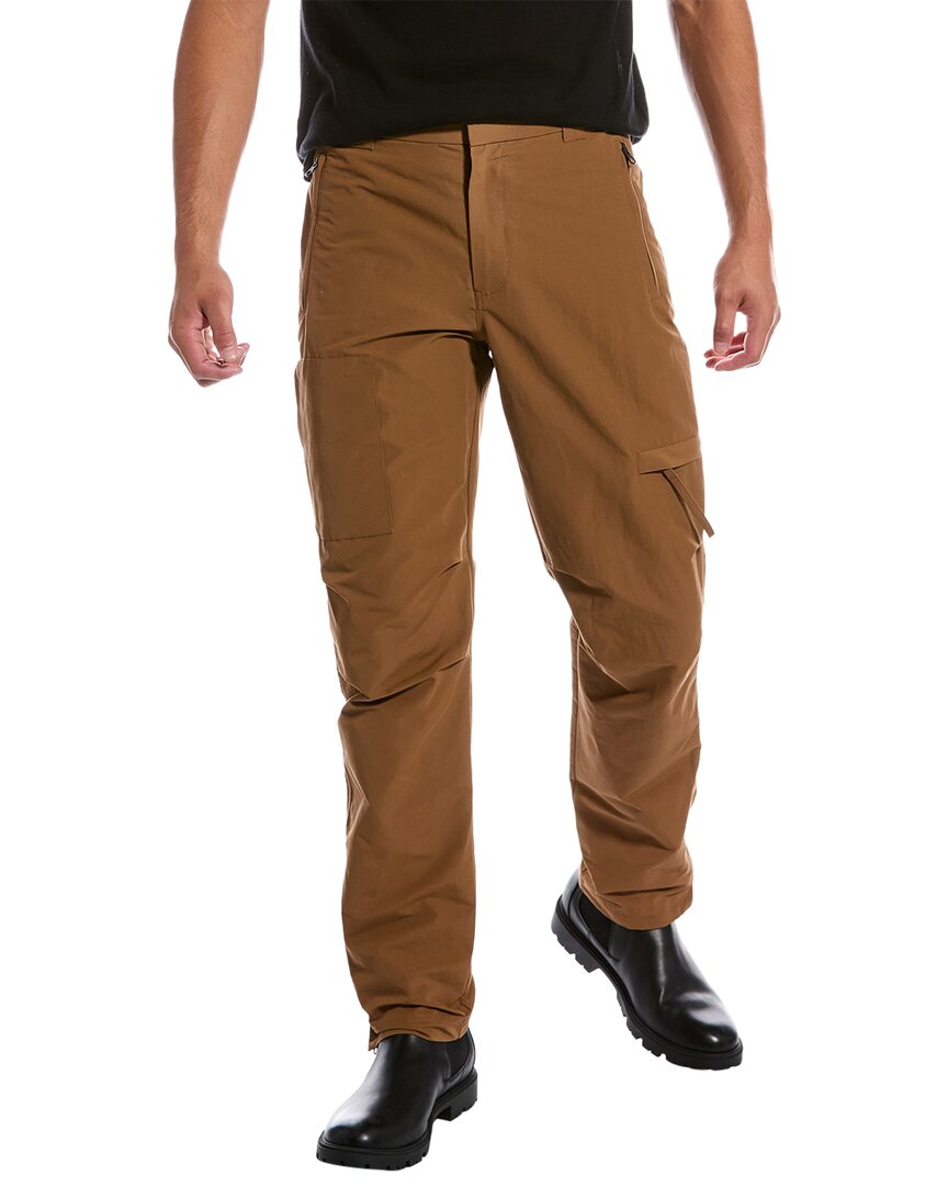 Helmut Lang Straight-leg Utility Trousers In Brown