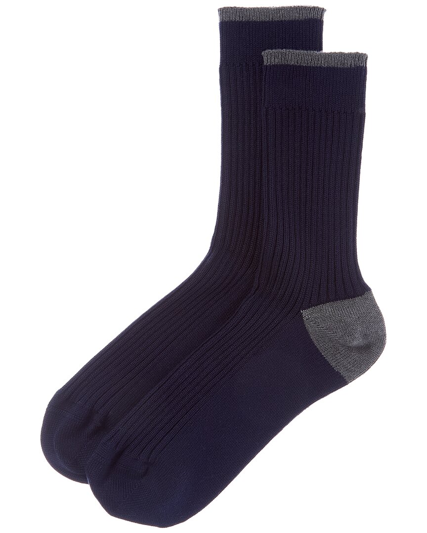 Brunello Cucinelli Sock In Navy