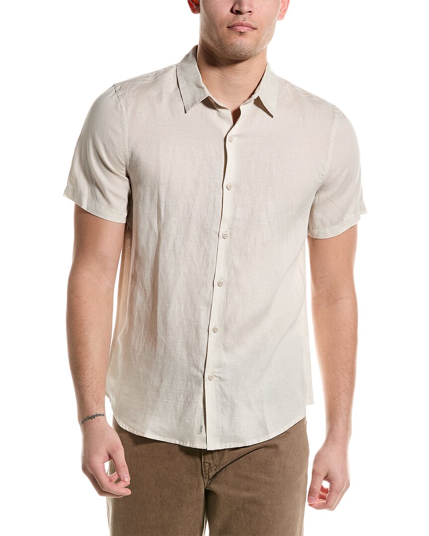 Shop Onia Jack Air Linen-blend Shirt