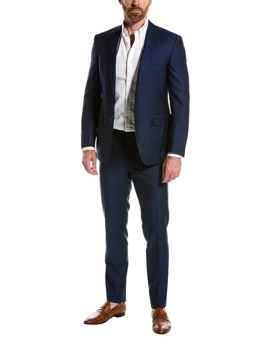CANALI CANALI 2PC WOOL & MOHAIR-BLEND SUIT