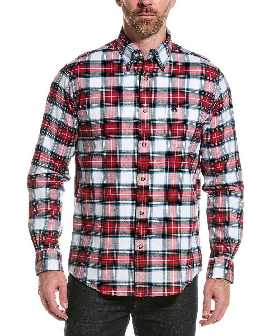 Brooks Brothers Regent Regular-fit Sport Shirt, Twill Button Down Collar Holly Jacquard In White