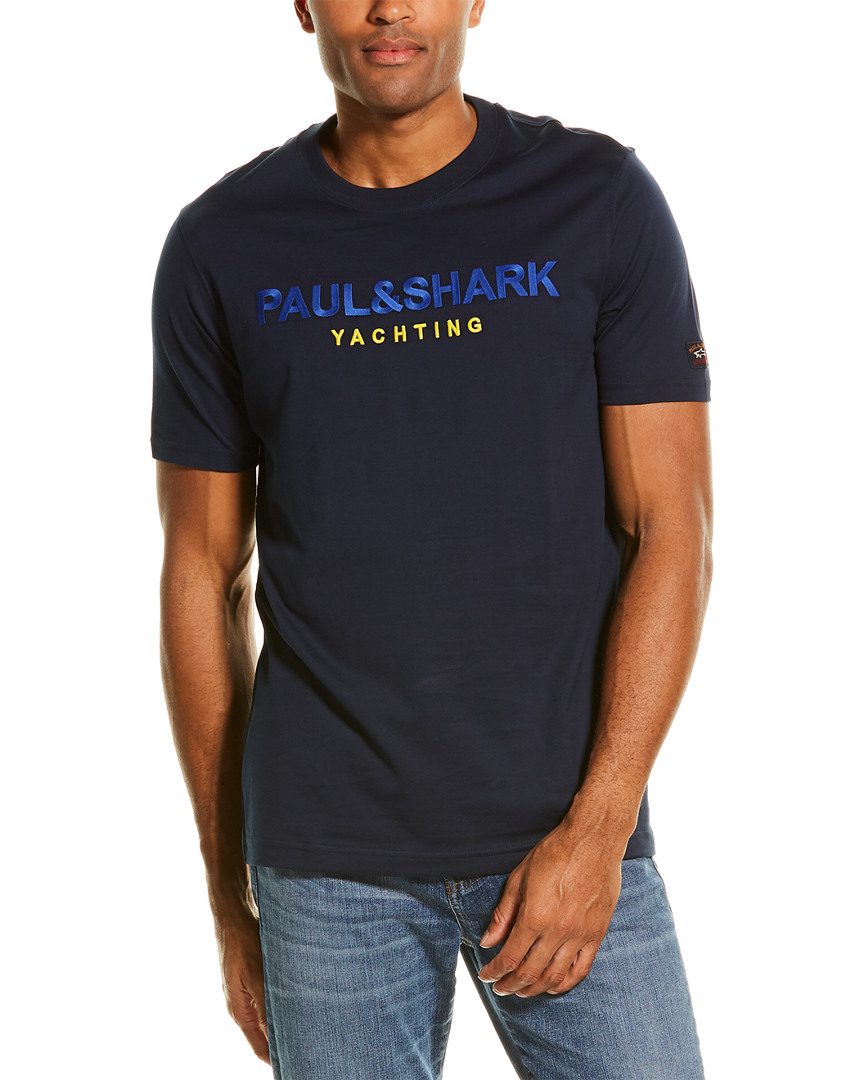 Image of Paul & Shark Embroidered T-Shirt
