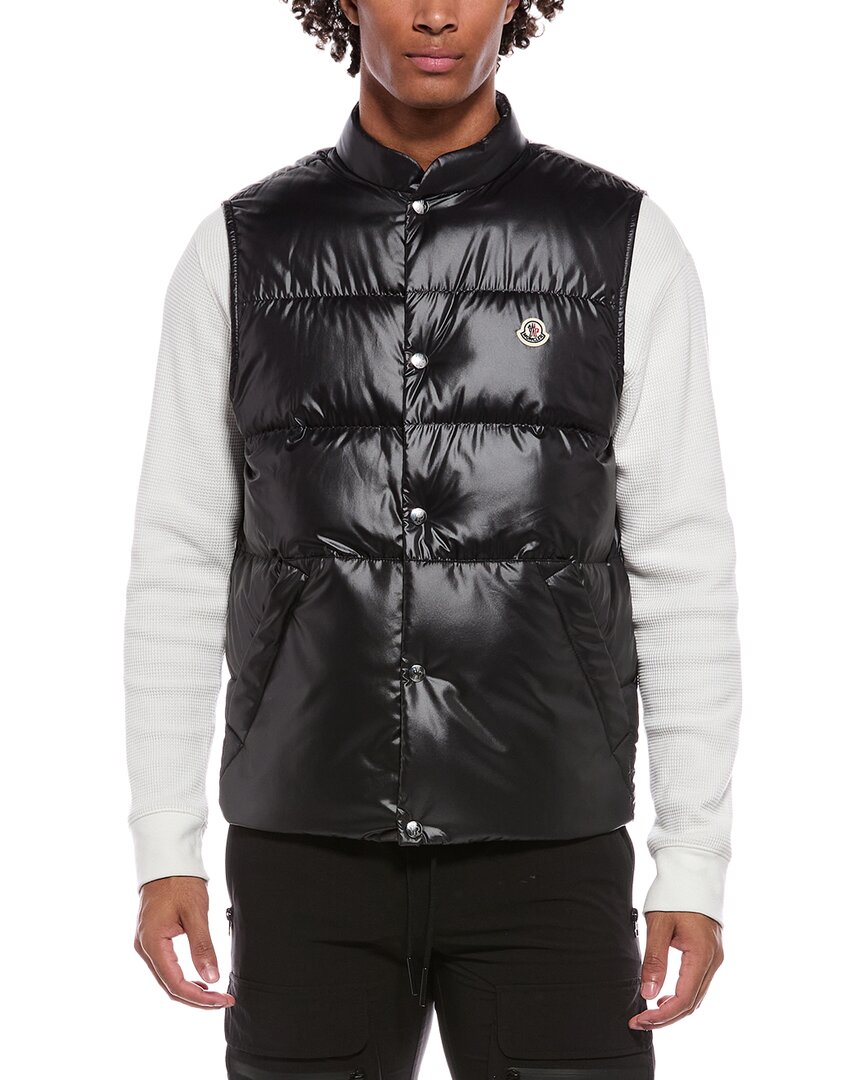 Moncler , Waistcoats, Male, Black, Xl, Restigo Vest - Image 4