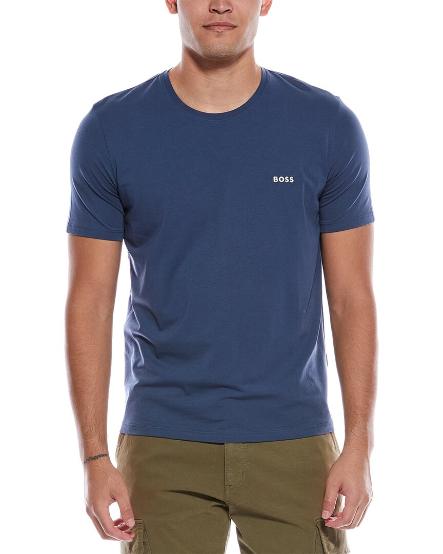Hugo Boss Boss Mix And Match T Shirt Blue In Blue