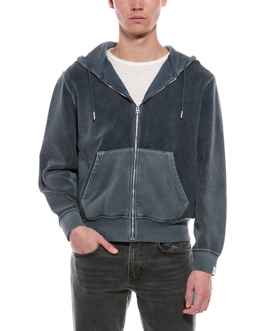 Rag & Bone Milo Textured Hoodie In 473-wrnid