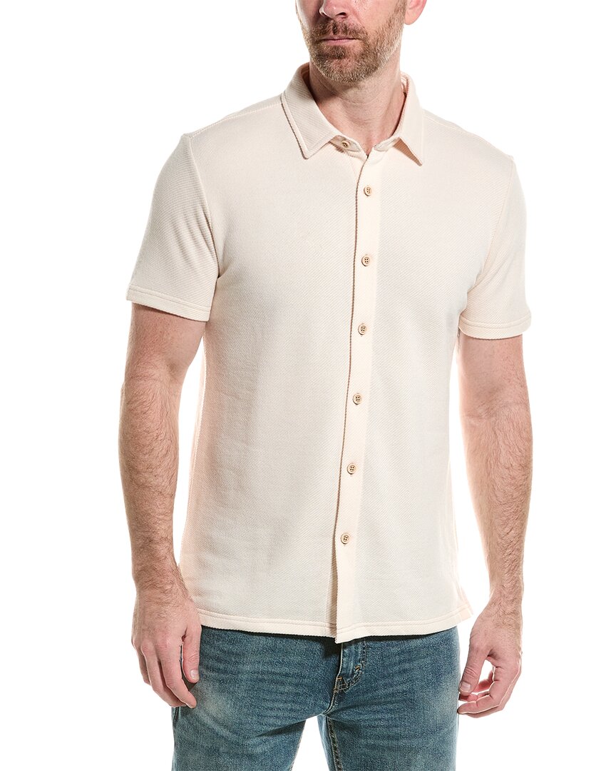 Shop Weatherproof Vintage Twill Coatfront Shirt In White