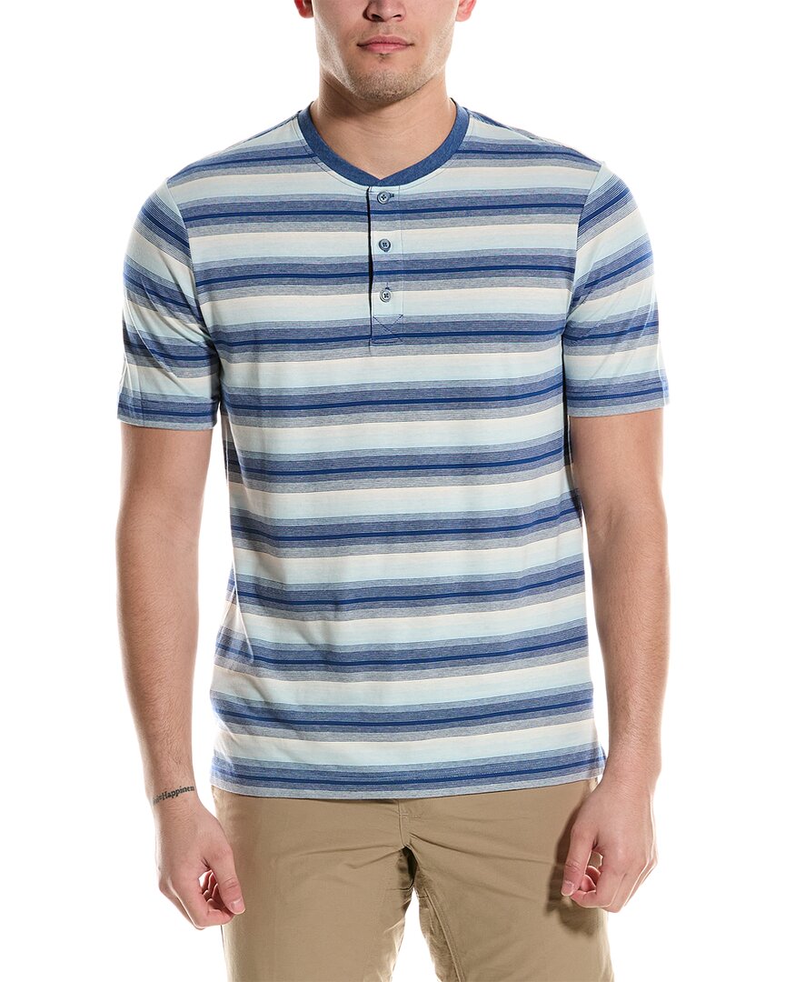 Shop Weatherproof Vintage Soft Henley Shirt In Blue