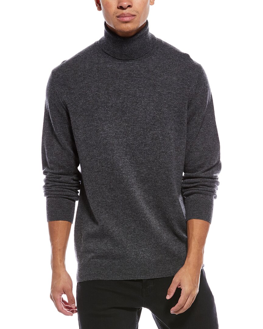 Scott & Scott London Brodie Cashmere Classic Wool & Cashmere-blend Turtleneck Sweater In Multi