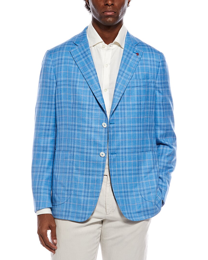 Isaia Wool In Blue