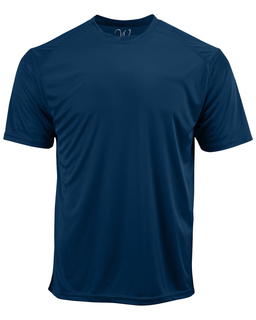 Shop Ethan Williams Perform Basics Dri-tech T-shirt In Blue