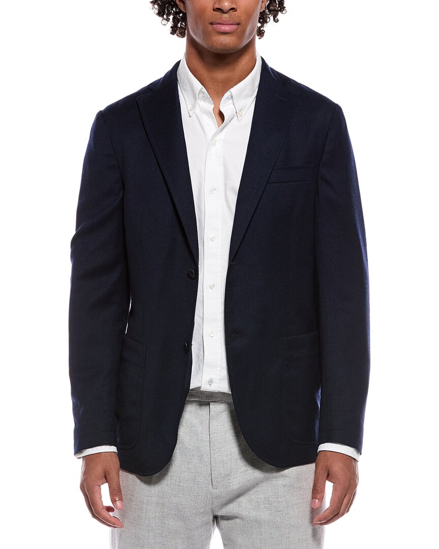 Slowear Incotex Techno Wool Sportscoat In Blue