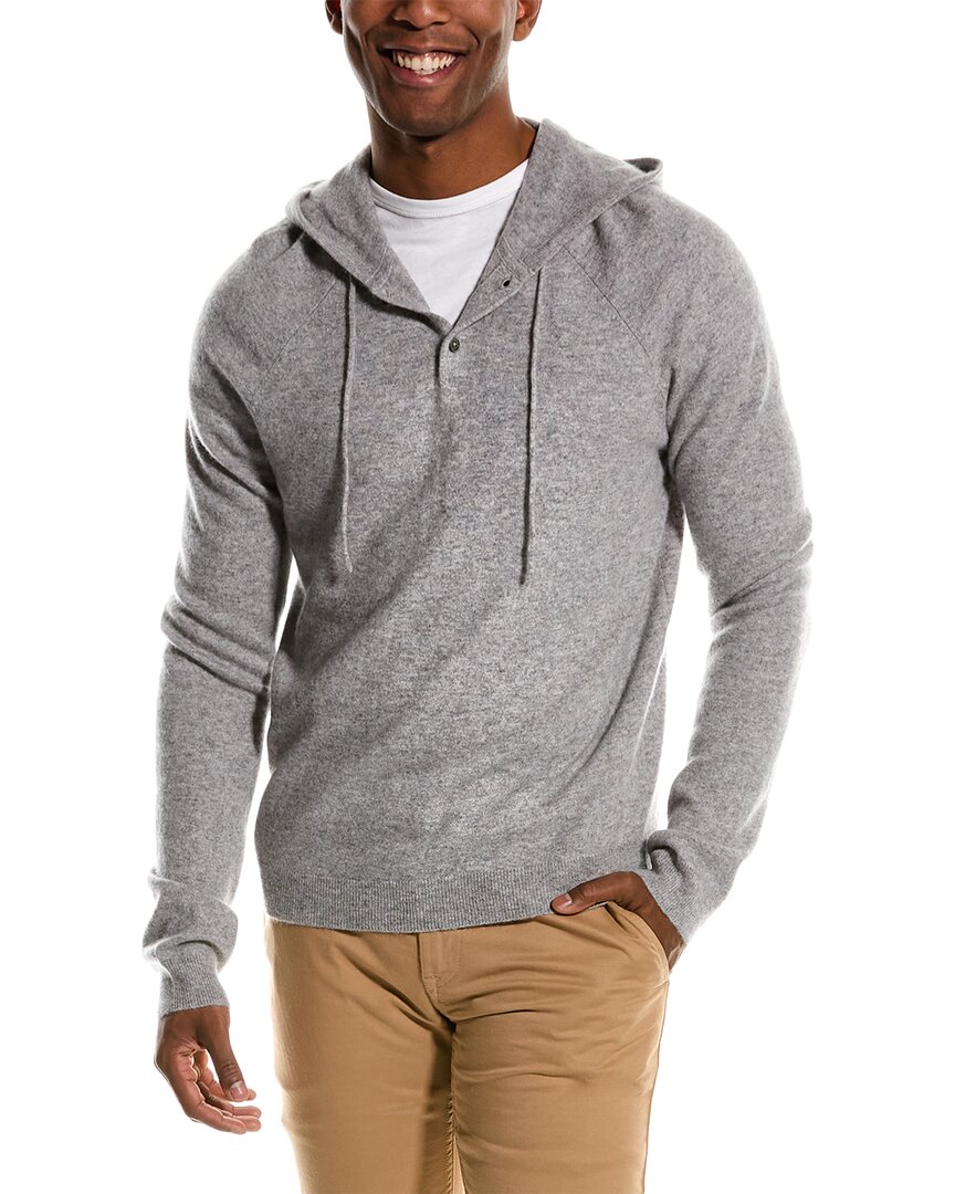 MAGASCHONI MAGASCHONI CASHMERE HENLEY HOODIE