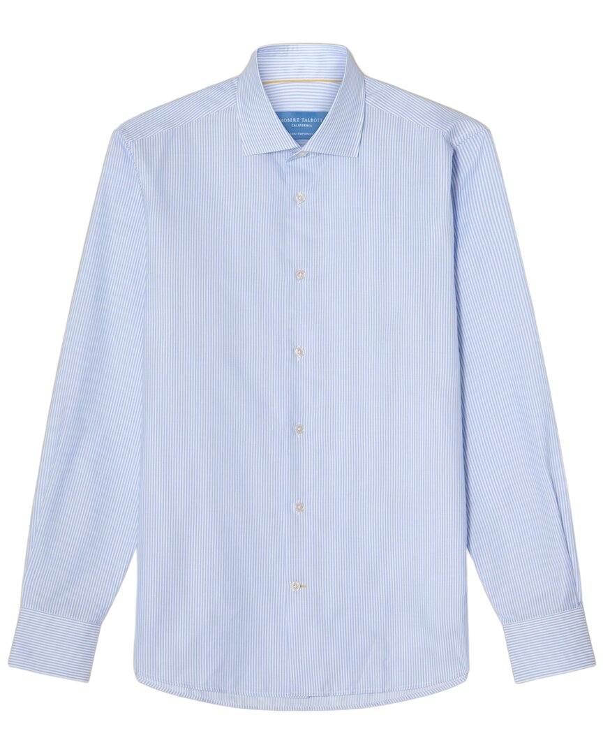 Robert Talbott Reynolds Stripe Twill Dress Shirt