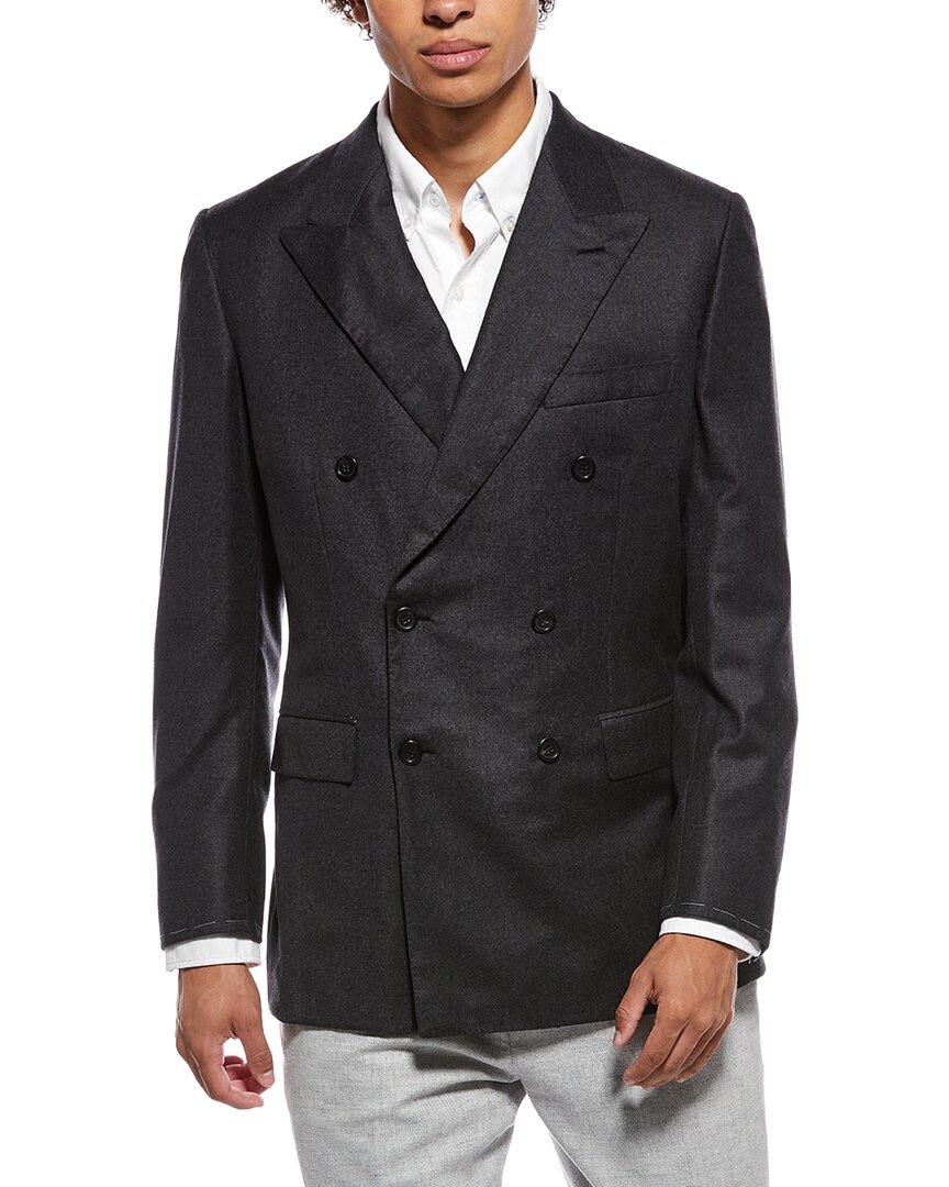 Brioni Formal Wool Blazer In Navy