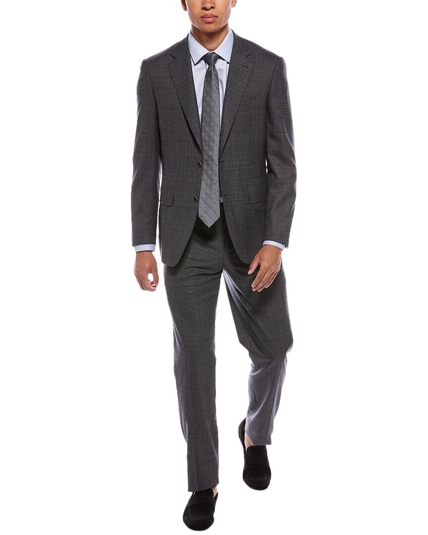 Canali 2pc Wool Suit In Gray