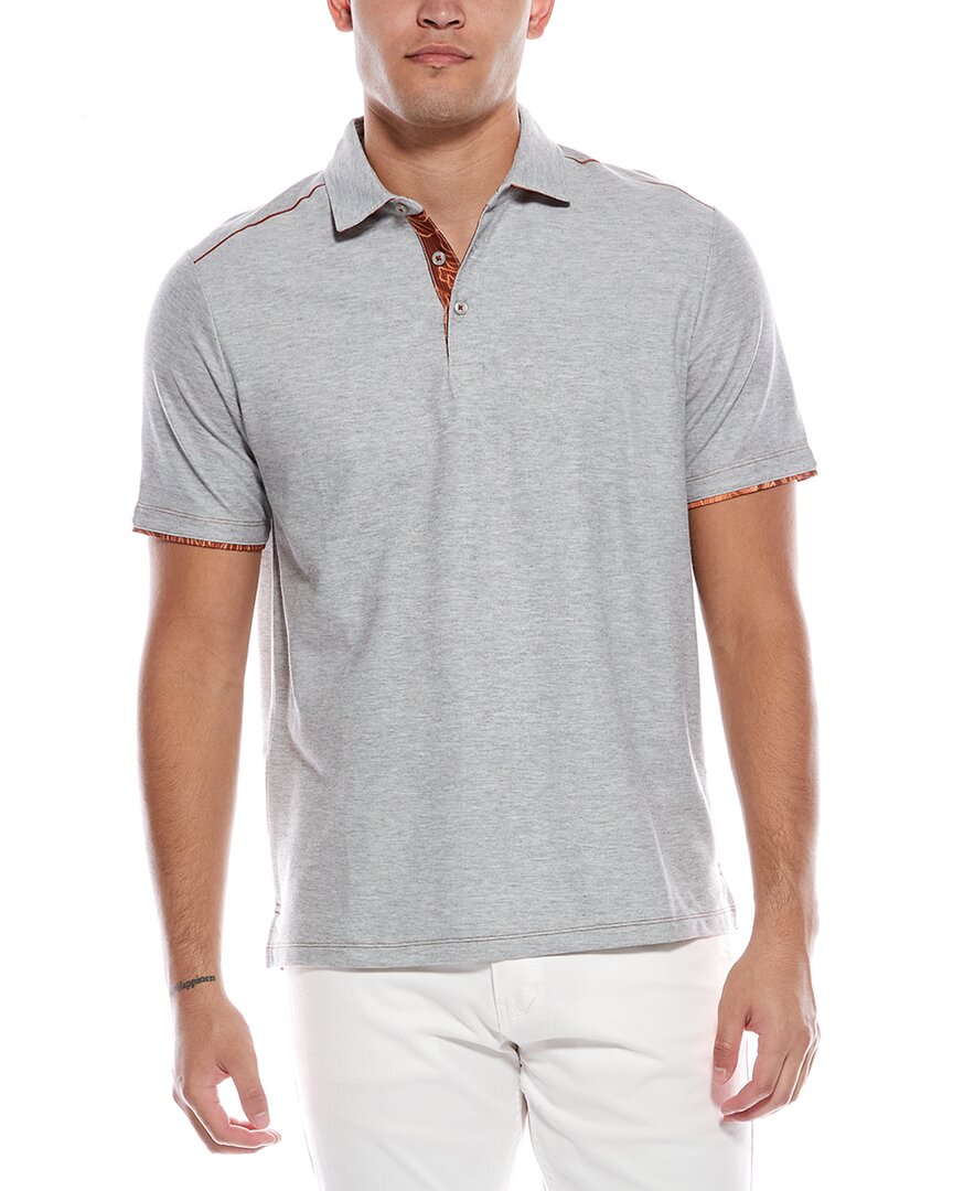 Tommy Bahama Sport Tailgater Polo Shirt In Gray