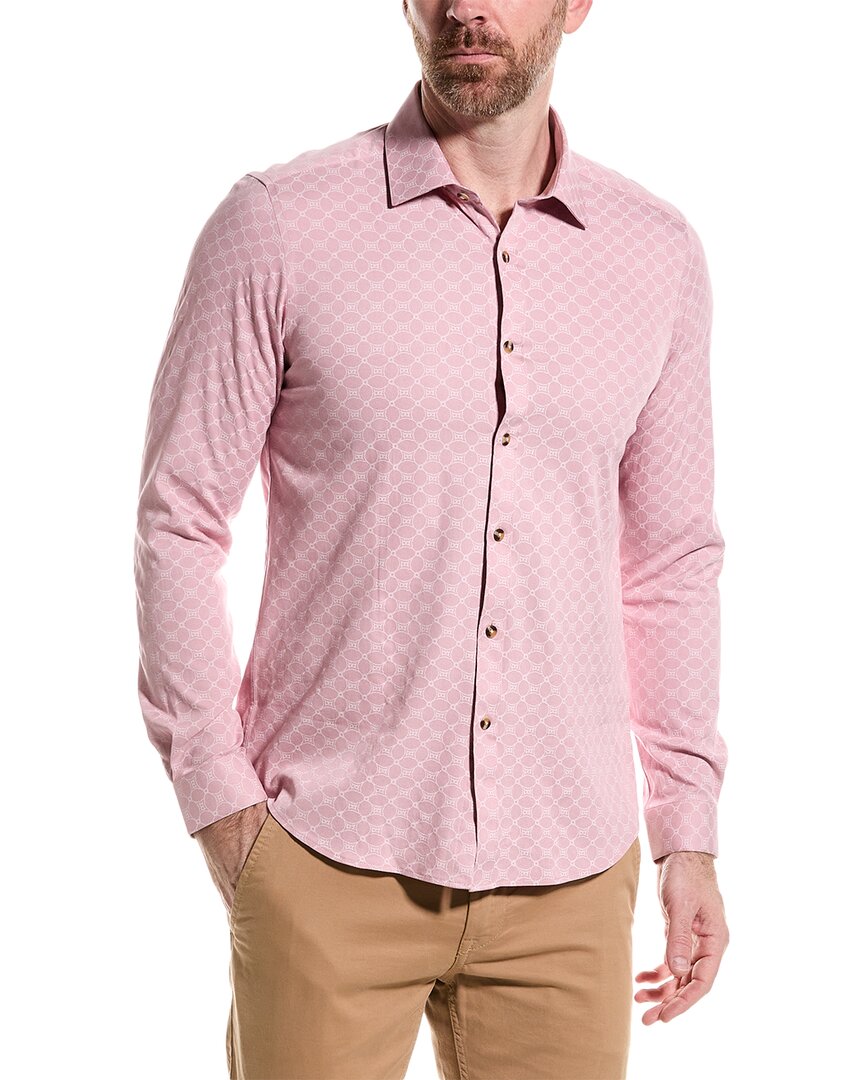 Shop Paisley & Gray Samuel Slim Fit Shirt In Pink