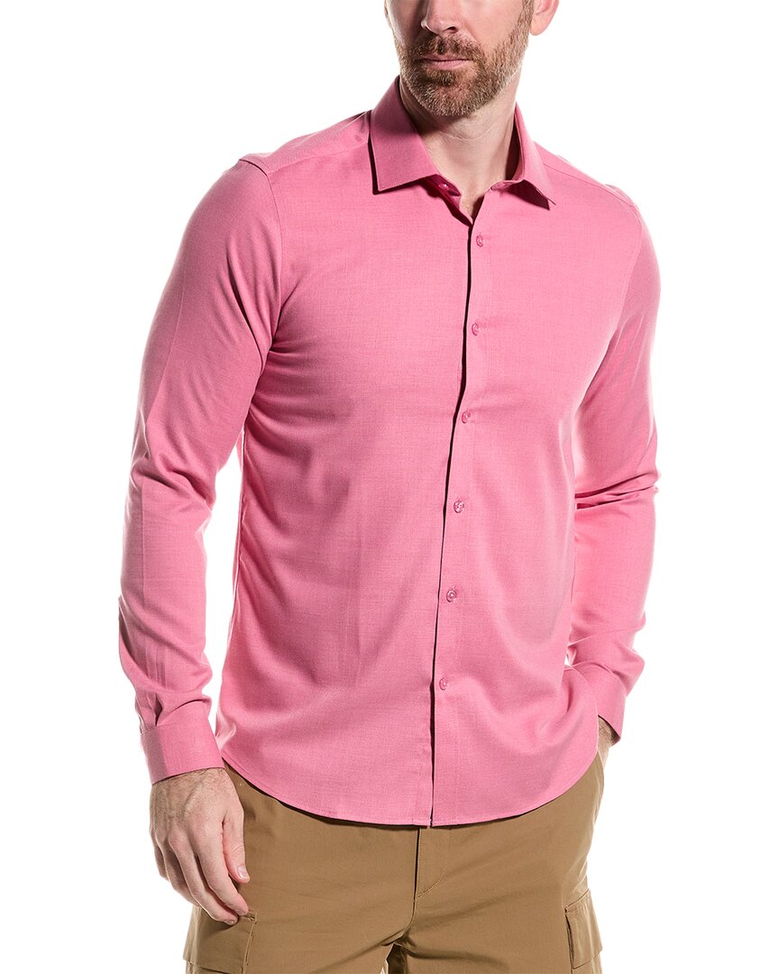 Paisley & Gray Samuel Slim Fit Shirt In Pink