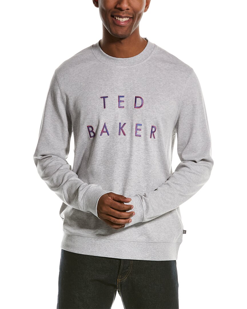 Shop Ted Baker Sonics Sweatshirt In Grey