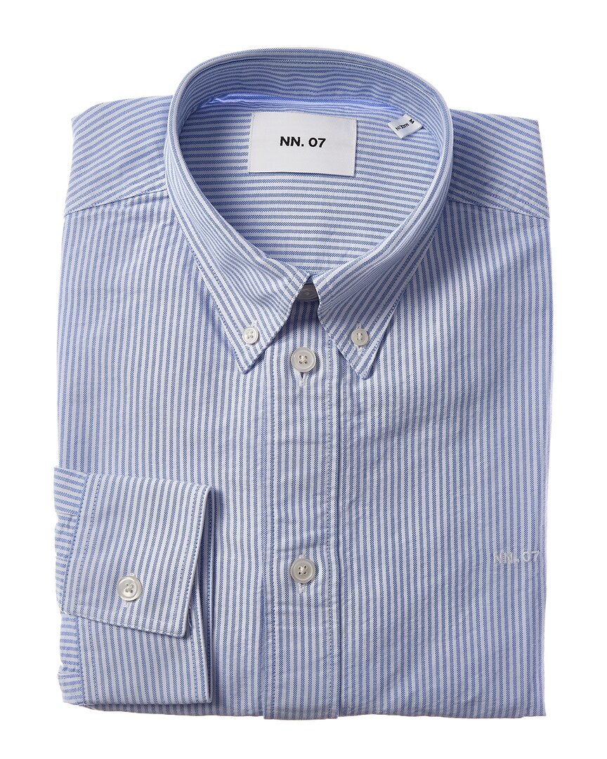 Nn.07 Blue/White Colby Dress Shirt