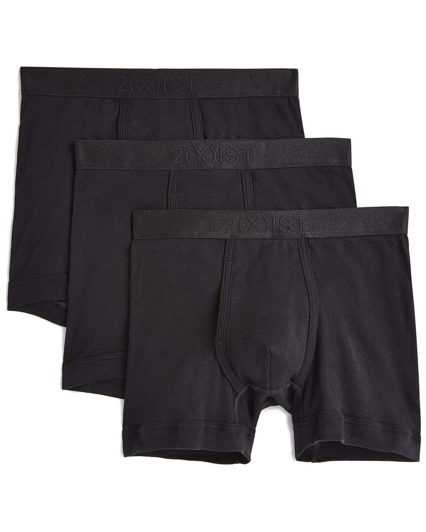 2(x)ist 3-pack Pima Cotton Boxer Briefs