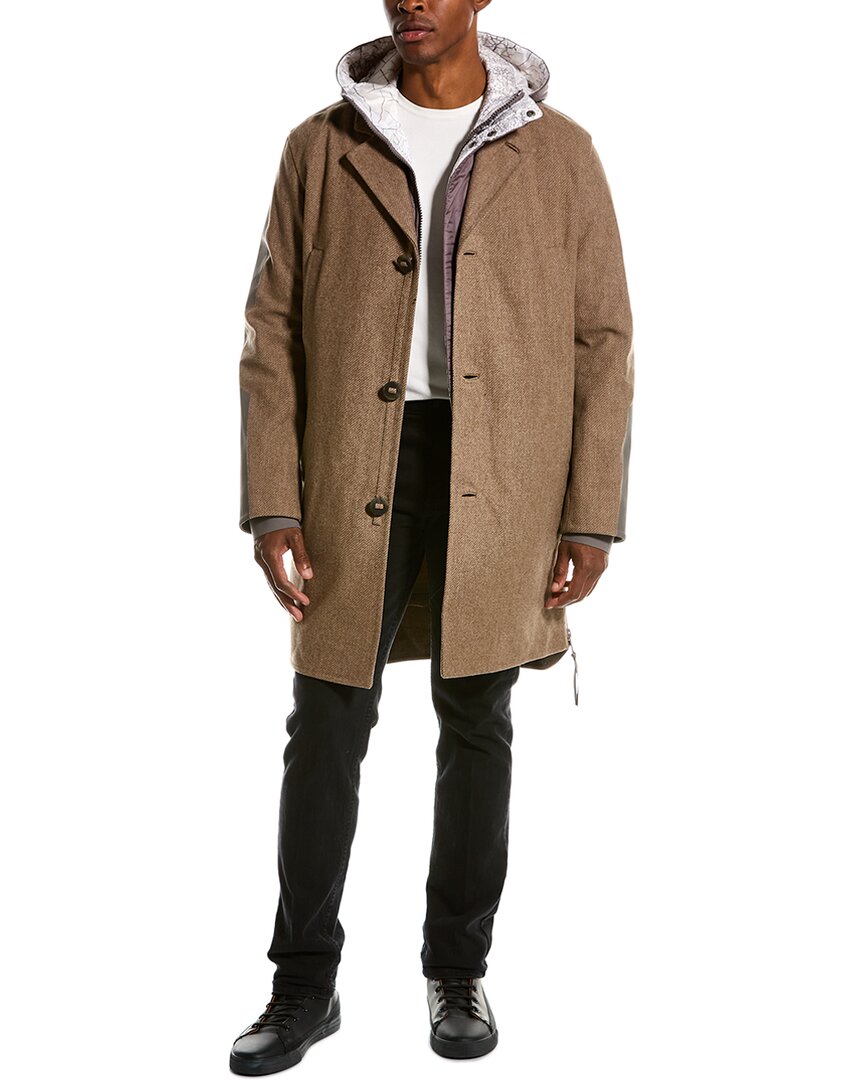 Shop Canada Goose Viedma 4-in 1-wool Coat