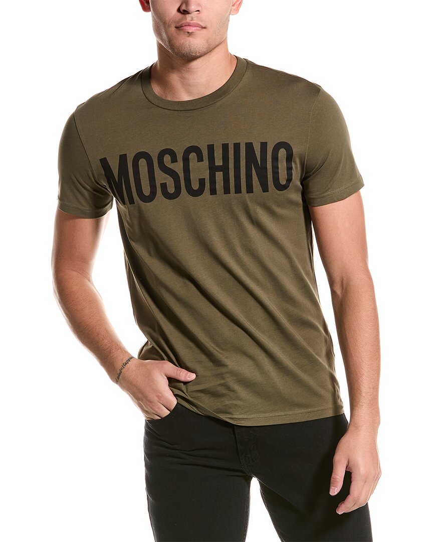 Pre-owned Moschino T-shirt Men's In Green