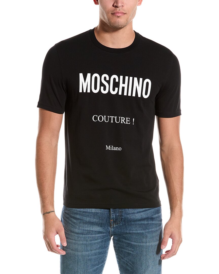 Pre-owned Moschino T-shirt Men's In Black