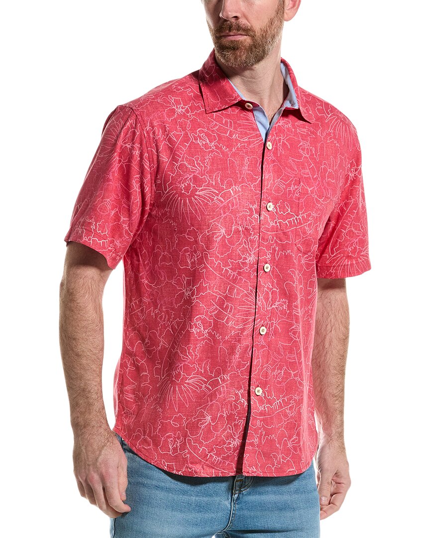 Tommy Bahama Men's Between The Vines Botanical-print Button-down Shirt In Red