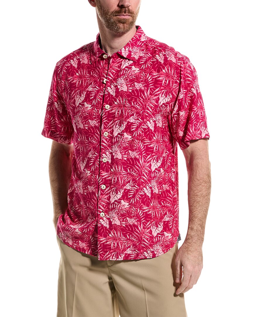 Tommy Bahama Veracruz Cay Lush Tropics Shirt In Pink