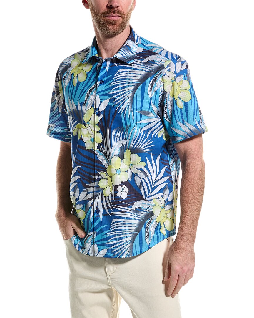Tommy Bahama Bahama Coast Jungle Royale Shirt In Blue