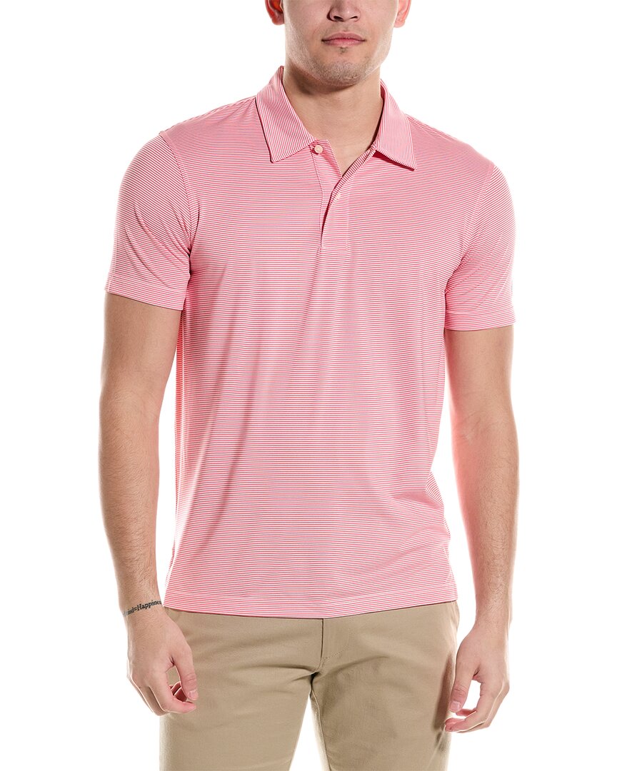 Shop Brooks Brothers Golf Polo Shirt In Red