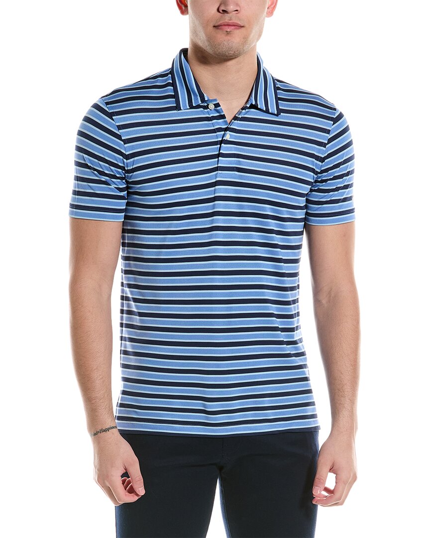 Shop Brooks Brothers Golf Polo Shirt In Blue