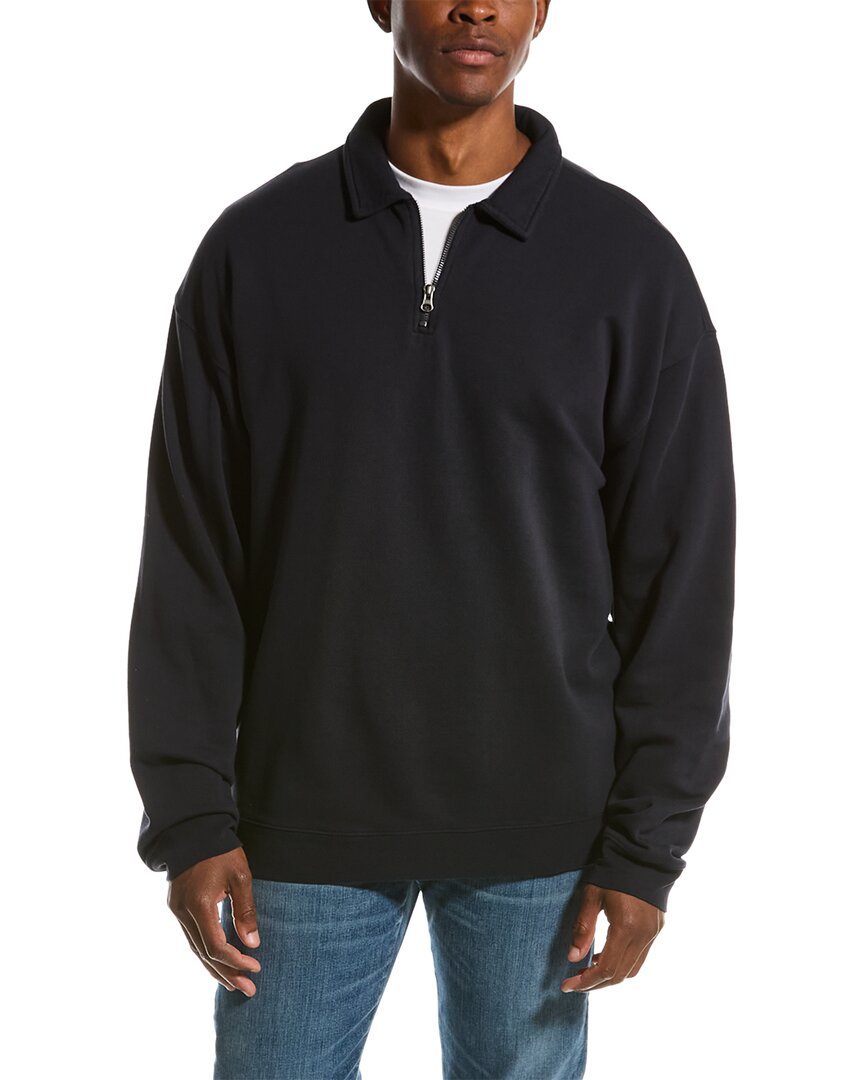 Shop Vince French Terry 1/4-zip Pullover