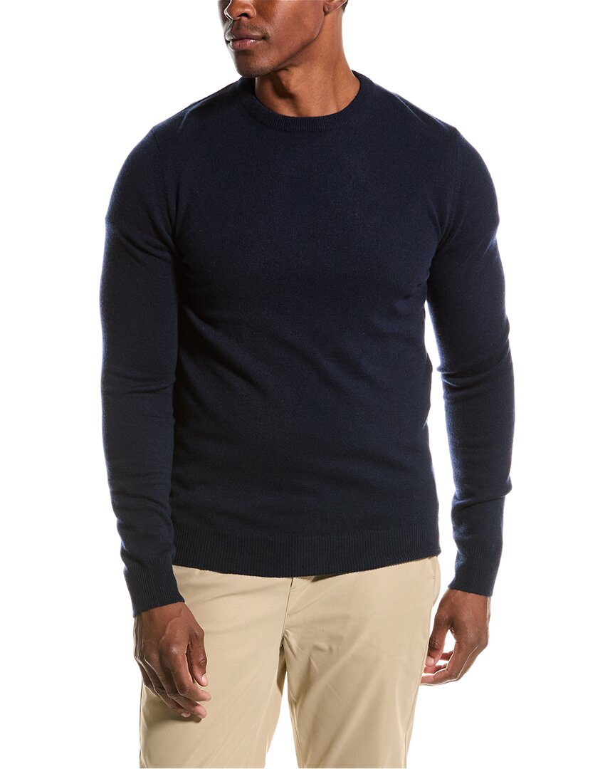 Shop 7 For All Mankind Cashmere Crewneck Sweater In Blue