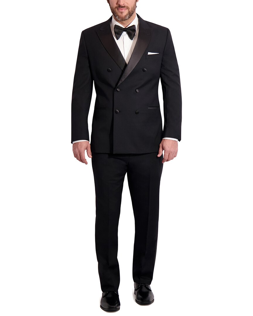 Shop Ike Behar Slim Fit Wool-blend Tuxedo