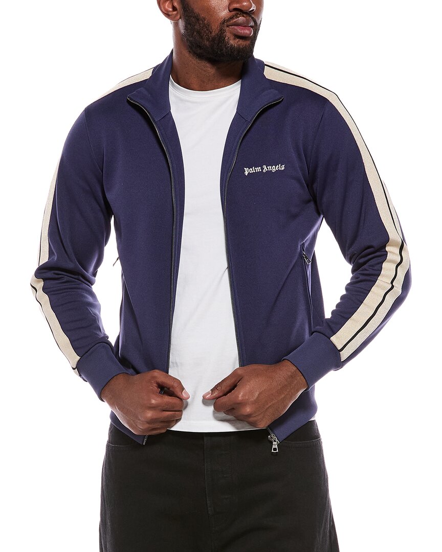 Palm Angels Jacket In Blue