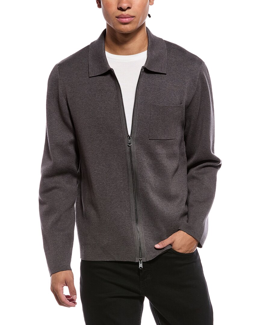 Jason Wu Full Zip Sweater In Gray